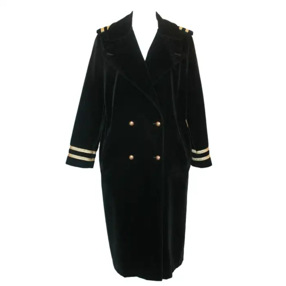 *LAST CALL* Carol Cohen Vintage 90s Velvet Trench Coat
